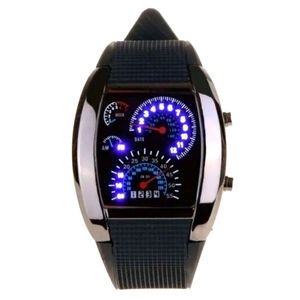 LED Speedometer Sports Watch